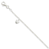 Sterling Silver Heart Anklet