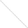 Sterling Silver 1.5mm Fancy Beaded Necklace chain