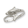 Sterling Silver Dolphin Ring