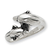 Sterling Silver Dolphin Ring