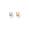 14k A Diamond stud earring