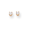 14k A Diamond stud earring