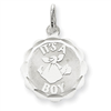 Sterling Silver Its a Boy Charm