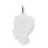 Sterling Silver Engraveable Boy Disc Charm