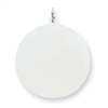 Sterling Silver Engraveable Round Disc Charm