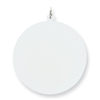 Sterling Silver Engraveable Round Disc Charm