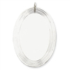 Sterling Silver Engraveable Oval Disc Charm