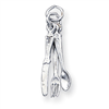 Sterling Silver Knife,fork & Spoon Charm