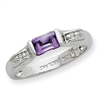 Sterling Silver Amethyst Ring