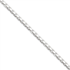 Sterling Silver 3.2mm Box Chain
