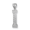 Sterling Silver Initial I Charm