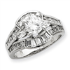 Sterling Silver CZ Ring