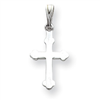 Sterling Silver Budded Cross Charm