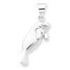 Sterling Silver Manatee Charm