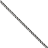 Sterling Silver 18inch 3.25mm Solid Antiqued Spiga Chain Necklace chain
