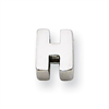 Sterling Silver Initial Slide  H