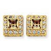 14k A Diamond earring jacket
