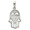 Sterling Silver Chamseh/Hamsa Pendant