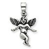Sterling Silver Antique Angel Charm