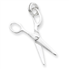 Sterling Silver Scissors Charm