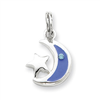 Sterling Silver Star and Moon Charm