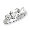 Sterling Silver CZ Ring