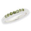 Sterling Silver Peridot Ring