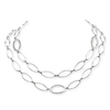 Sterling Silver Fancy Link Necklace