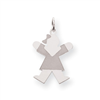 Sterling Silver Joy Kid Charm