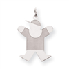 Sterling Silver Joy Kid Charm