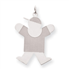 Sterling Silver Joy Kid Charm