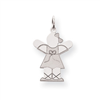 Sterling Silver Kid Charm