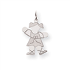 Sterling Silver Kid Charm