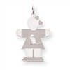 Sterling Silver Kid Charm