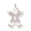 Sterling Silver Kid Charm
