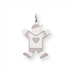 Sterling Silver Kid Charm