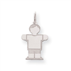 Sterling Silver Kid Charm