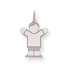 Sterling Silver Kid Charm