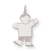 Sterling Silver Kid Charm