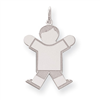 Sterling Silver Kid Charm