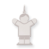 Sterling Silver Kid Charm