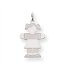 Sterling Silver Kid Charm