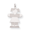 Sterling Silver Kid Charm