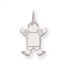 Sterling Silver Kid Charm