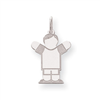 Sterling Silver Kid Charm