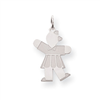 Sterling Silver Kid Charm