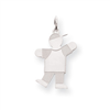 Sterling Silver Kid Charm