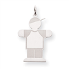 Sterling Silver Kid Charm