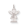 Sterling Silver Kid Charm