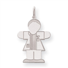 Sterling Silver Kid Charm